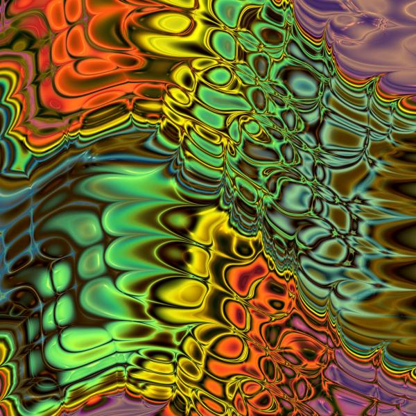 A patchwork quilt of flaming fractals