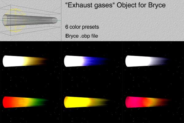 "Exhaust Gases" Bryce Object