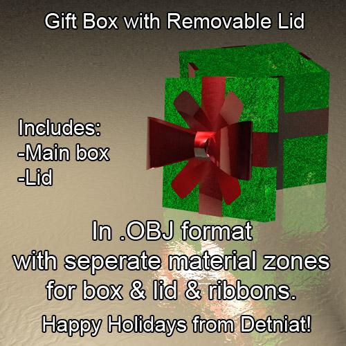 Gift Box & Lid Objects