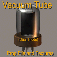 1950's Dual Triode Vaccuum Tube
