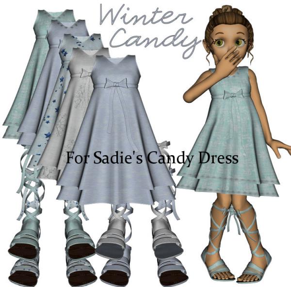 Winter Candy Textures for Sadie&#039;s Candy Dress