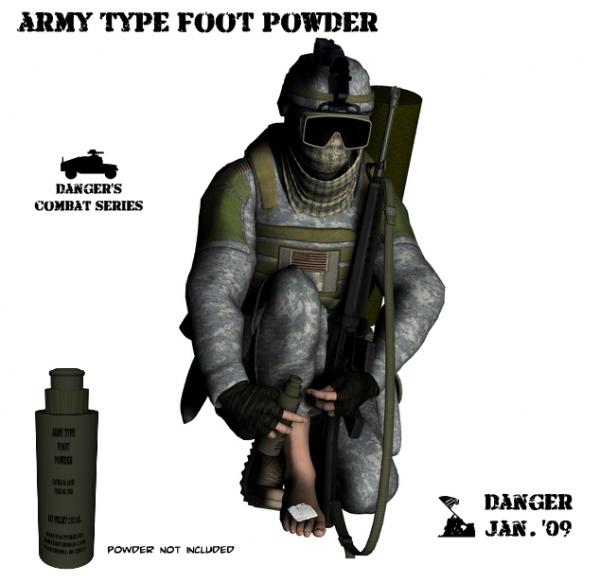 Army Type Foot Powder