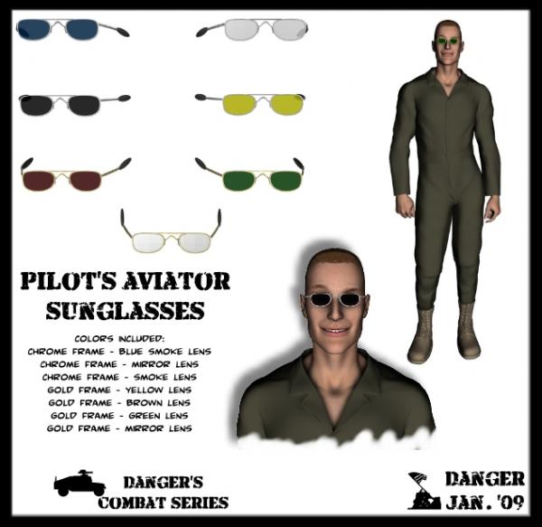 Pilot&#039;s Aviator Sunglasses