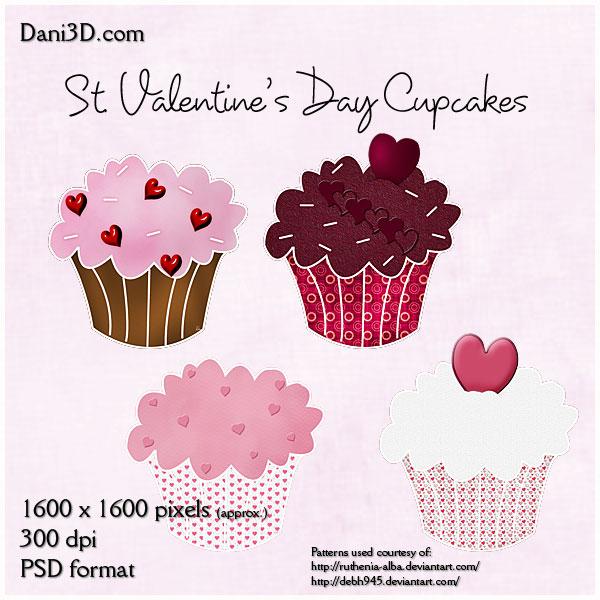 St. Valentine's Day Cupcakes
