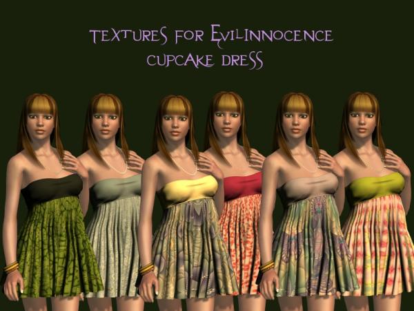 Textures for Evilinnocence Cupcake Dress