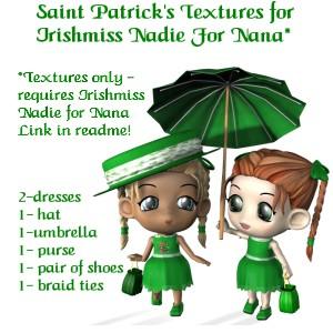 Nana St. Pat Textures for Irishmiss Nadie for Nana
