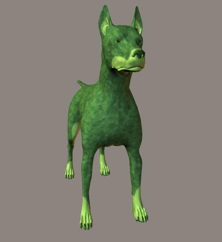 green texture for mil dog le