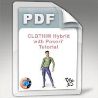 CLOTHIM Hybrid with Poser7 Tutorial