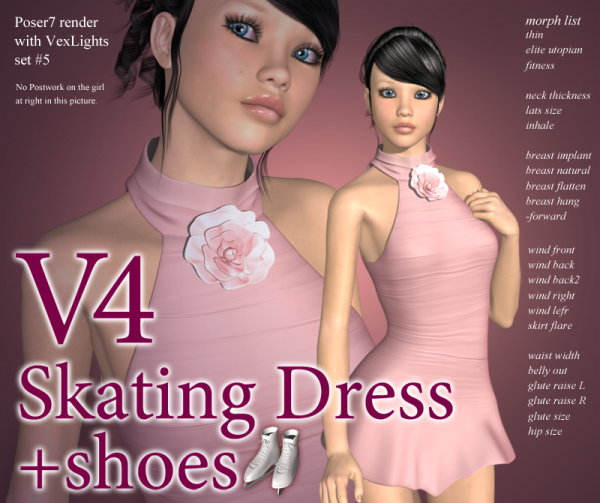 V4 Skating Dress + shoes