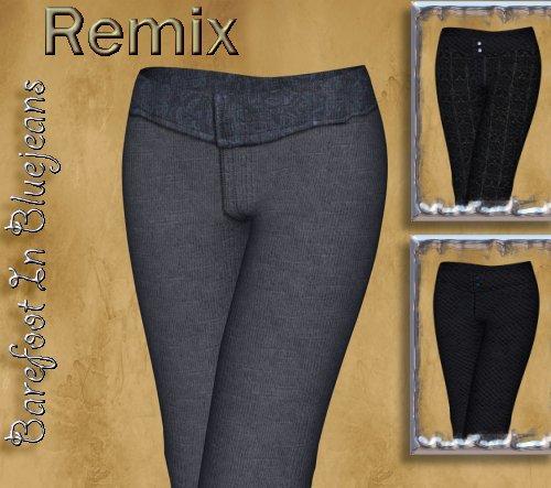 Remix: Textures for Barefoot In Bluejeans