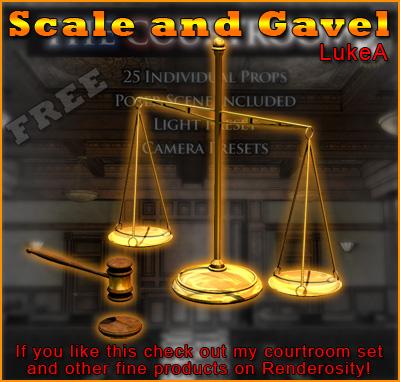 The gavel and scales