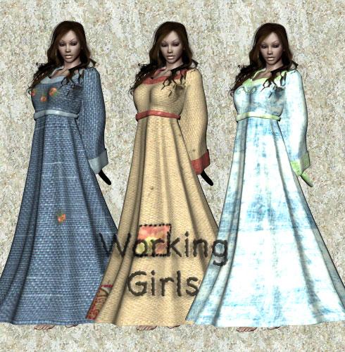 Medieval Dresses for Lady of Legend