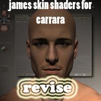 james skin shaders for carrara(revise)