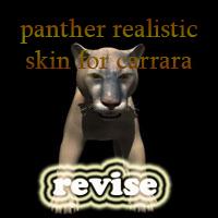 panther realistic skin for carrara(revise)