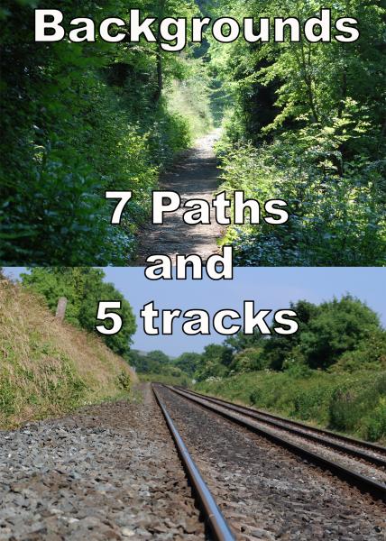 Paths and tracks Backgrounds
