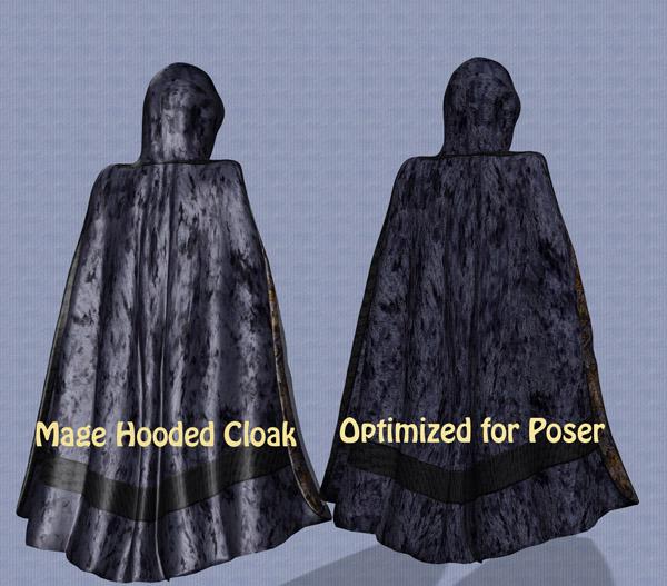 Wayii's M4 Hooded Cloak Optimized for Poser