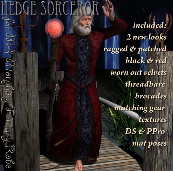 Hedge Sorceror for M4 Morphing Fantasy Robe
