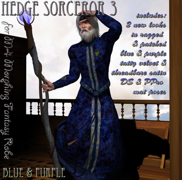 Hedge Sorceror 3 for M4 Morphing Fantasy Robe