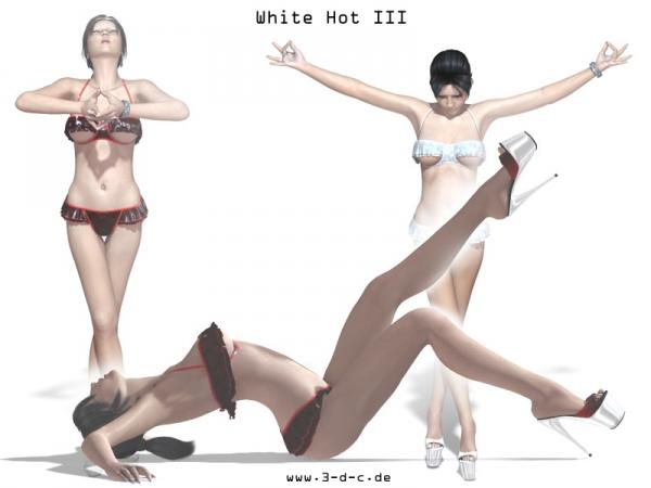 White Hot III - Sexy Poses for V4
