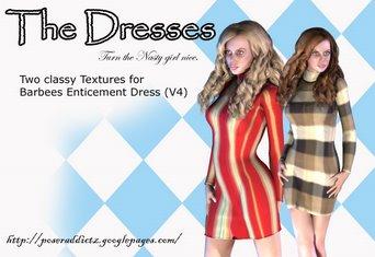 The Dresses -  for Barbies Enticement dress