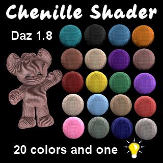 Chenille Shader DAZ|Studio