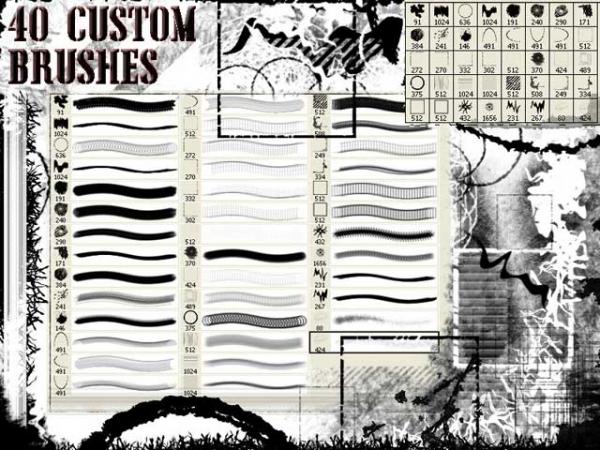 40 Custom Brushes