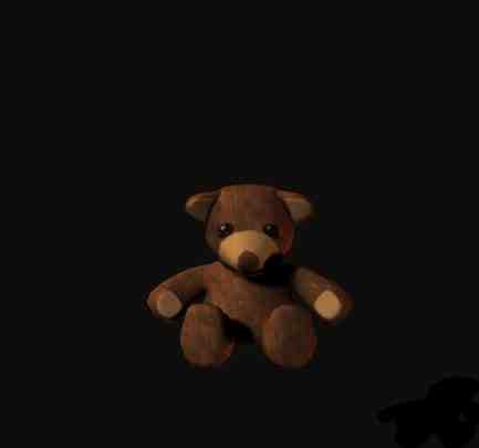 teddy bear static prop