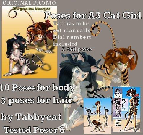 A3 Cat Girl Poses UPDATED