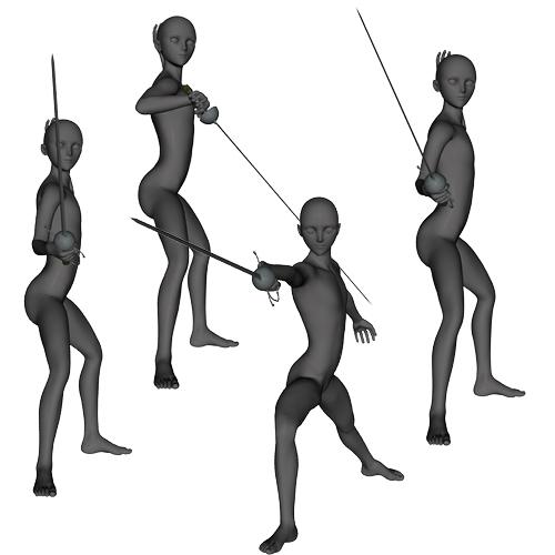 Fencing Poses