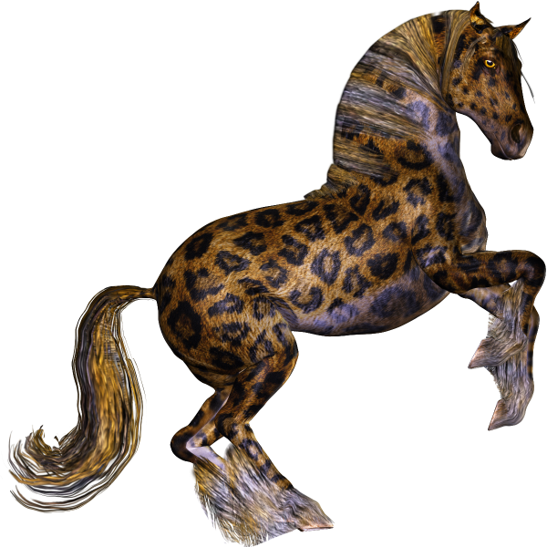 SM Fantasy Leopard Horse