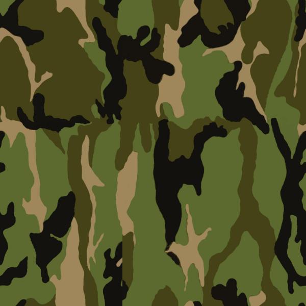 Seamless woodland camouflage