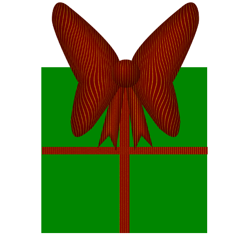 Christmas gift creating set (PNG)
