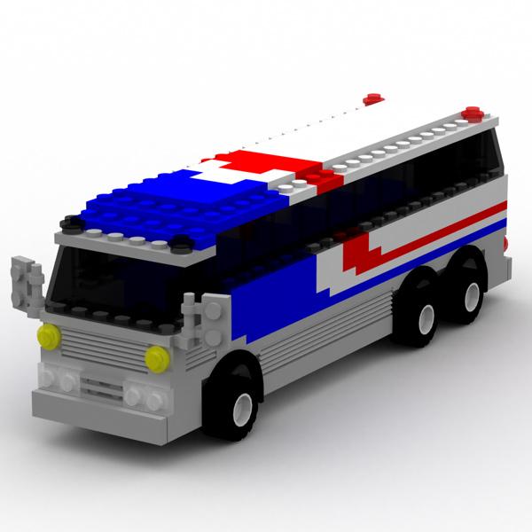 Brick Bus 1 (for Poser)