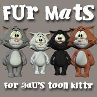 Fur MATS for 3DU'S Toon Kitty