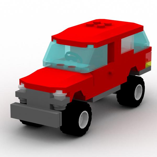 Modular Brick SUV (for Poser)