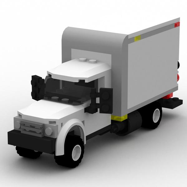 Modular Brick Box Truck (for Poser)