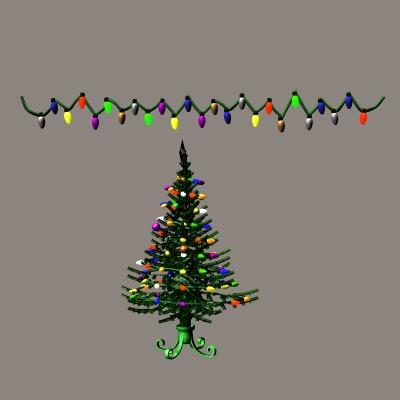 Animated Christmas lights