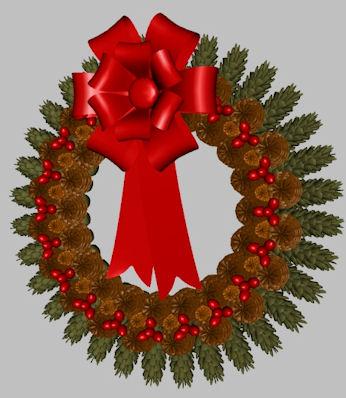 Pine Cone Wreath