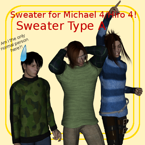 Sweater Type A for Michael4/Hiro4