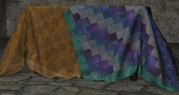 Textures for Ness&#039;s Patchwork Quilt Part 2