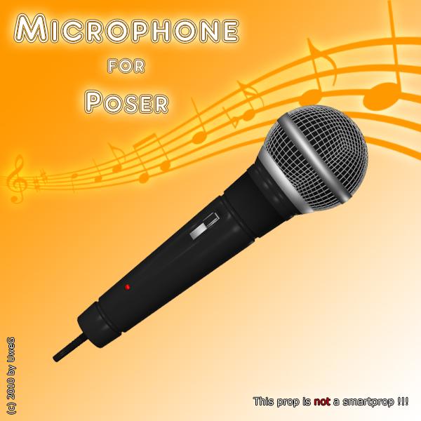 Microphone For Poser