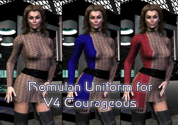 Female Romulan Uniform for V4 Courageous