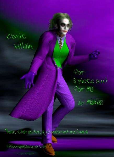 Comic Villain for M3 3 Piece Suit [UPDATED]