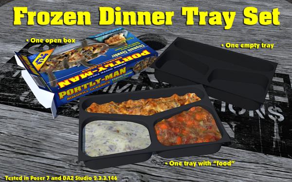 Frozen Dinner Tray Set