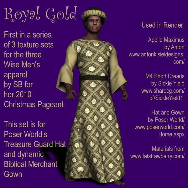 Royal Gold Wise Man
