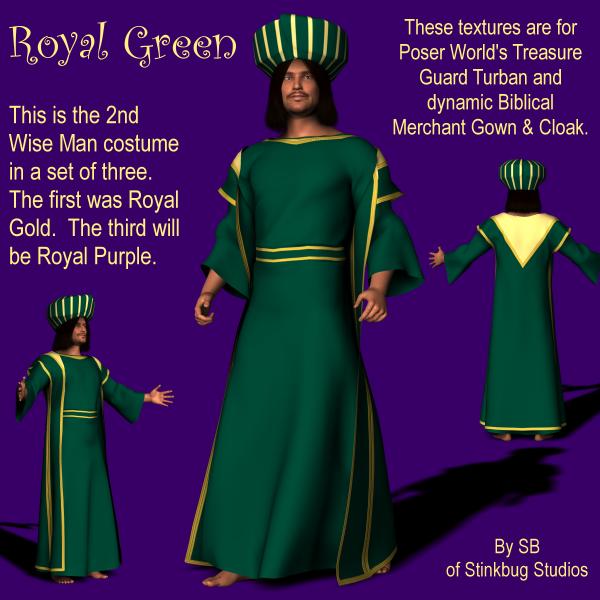 Royal Green Wise Man for PW Merchant &amp; Turban