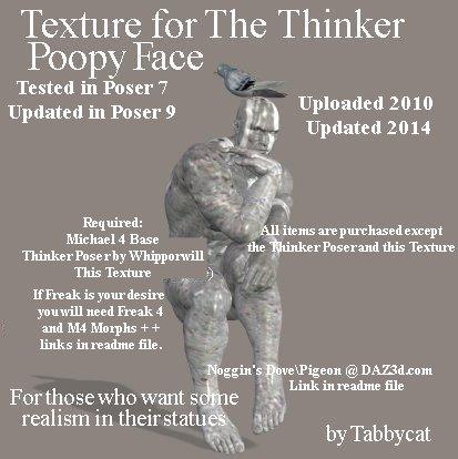 Poopy Face - Thinker Texture  Updated 11/25/2015