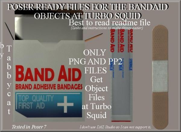 Band Aide Box - Poser Ready Files