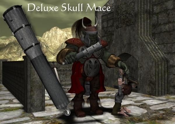Deluxe Skull Mace