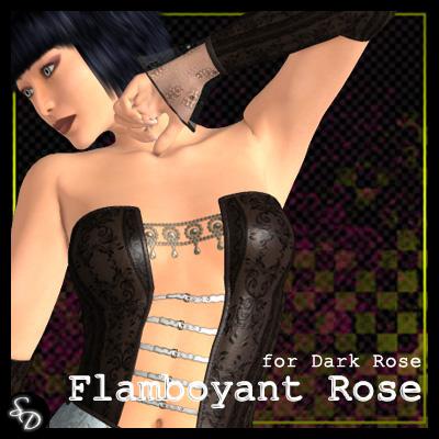 Flamboyant Rose for Dark Rose, Freebie